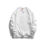 Crew Neck Sweatshirts for Men Men's Clothing Autumn Printed round Neck Short Sleeve Hoodie Male Student Pullover
