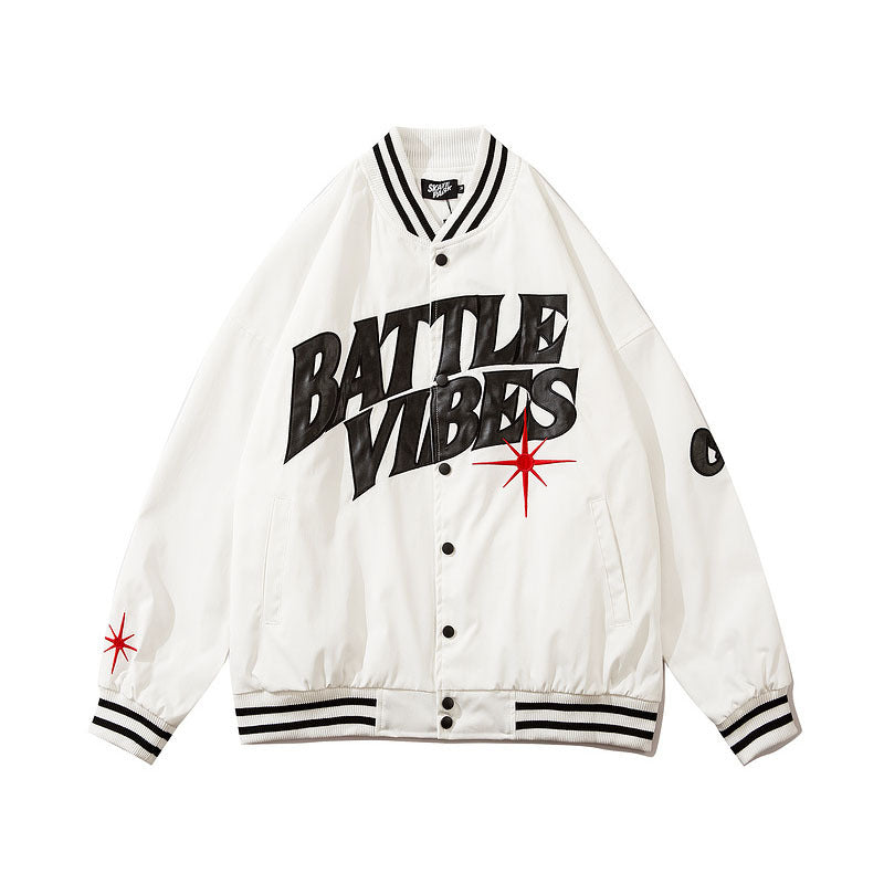 Man Fall Outfits Vintage Jacket Autumn and Winter Baseball Jacket