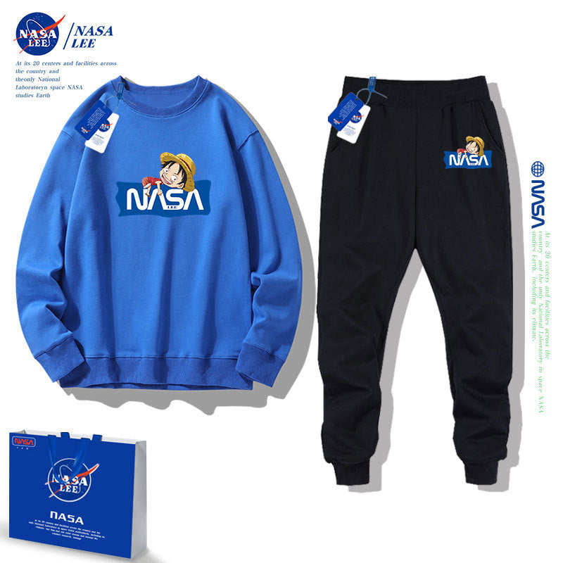 Nasa Children Sweater & Pant Set Nasa Children'S Sweatshirt Suit Autumn Sports Two Pieces