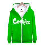 Cookies Hoodie Digital Printing Zipper Sweet Sweater