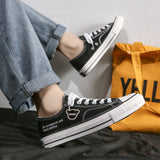 Canvas Shoes Ulzzang Low-Top Canvas Shoes Male Student Board Shoes Trendy Street Shooting Lovers Shoes