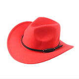 Beth Dutton Hat Autumn and Winter Woolen Men's Top Hat Belt