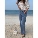 Gloria Vanderbilt Jeans Vintage Blue High Waist Slimming and Straight Cigarette Pants