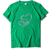 Valentine's Day T Shirt Short-Sleeved T-shirt Summer plus Size Top