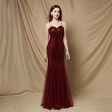 Burgundy Evening Dresses for Weddings Bridal Convention Gown
