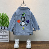 Toddler Boys Jackets Boys' Denim Jacket Spring and Autumn