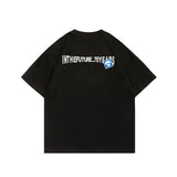 Men T Shitrs Creative Graphic Print Crew Neck