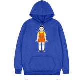 Squid Game Costume round Six Wooden Printed Pullover Hoodie