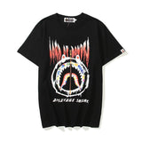 Bathing Ape T Shirt Summer Leisure Pullover Loose Cartoon Printed Short-Sleeved T-shirt for Women