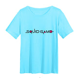 Squid Game Costume Wooden Man Printed Shirt Short Sleeve T-shirt