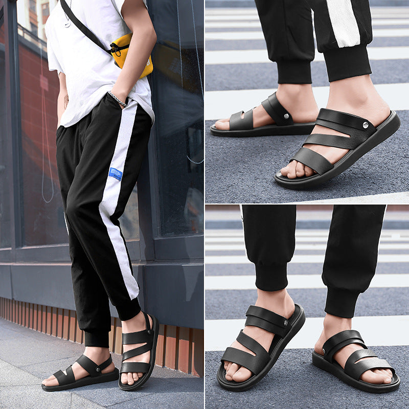 Men's Sandals Indoor and Outdoor Beach Sandals Sport Flip Flops Comfort Casual Sandal Sandals Men's Summer Men's Beach Shoes
