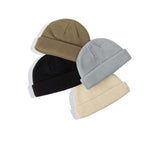 Red Beanie Hat Woolen Cap Autumn and Winter Men and Women Sleeve Cap
