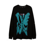 Man Fall Outfits T Shirt Men and Women Couple Long Grapefruit T-shirt
