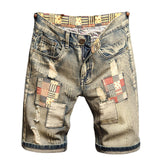 Men Jorts Men's Summer Fashion Brand Casual Loose