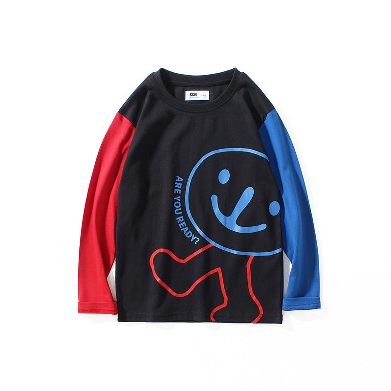 Children Long Sleeve Shirts Autumn Long Sleeve T-shirt Children's Long Sleeve Bottoming Shirt