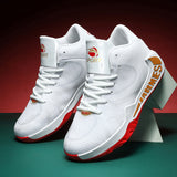 Men's Sneaks & Athletic Basketball Shoes Spring Sneakers Summer Breathable High Top Sneakers Men's Trendy Fashion Basketball Shoes