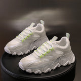 designer Sneaker Shoes Platform Height Increasing Fashion Sneakers Four Seasons Breathable Casual Women's Shoes