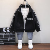 Toddler Boys Jackets Boys' Coat Spring and Autumn Casual Sweatshirt