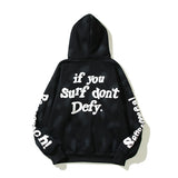Kanye West Sunday Service Hoodie Autumn And Winter Foam Letters Printed Hoodie Fleece Lined