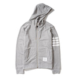 Cardigan Baseball Jacket TB Terry Zipper Cardigan Hoodie