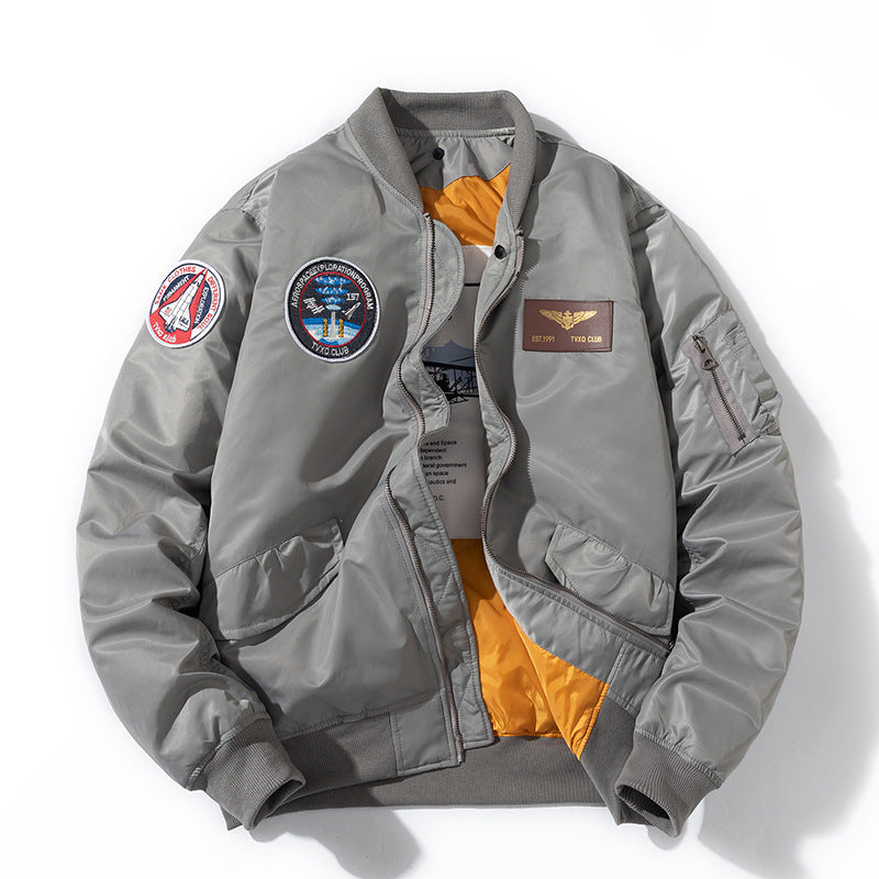 Varsity Jacket Winter Clothing Coat Men'S Embroidered Casual Jacket Baseball Uniform