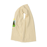 Men Sweater Vest Men's Loose V-neck Sweater Vest Coat