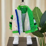 Toddler Boys Jackets Boys' Coat Spring and Autumn Clothing Baseball Uniform Jacket