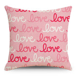Valentine's Day Pillow Covers 4 Piece Random Styles Together, Love Festival Home Pillow Cushion Cover