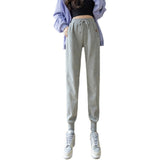 Grey Sweatpants Gray, Fleece Lining Thick Track Pants Children Autumn and Winter