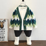 Toddler Boys Sweater Spring and Autumn Sweater Coat Casual
