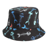 Bucket Hat Fishing Cap Cotton Print Fisherman Hat Animal Print Hat Men and Women Fashion