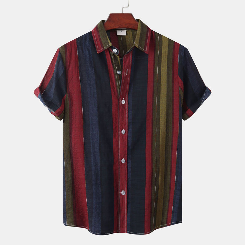 Camp Collar Shirt Floral Short Sleeve Shirt