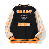 Cardigan Baseball Jacket Autumn and Winter Astronaut Woolen Embroidery Baseball Uniform