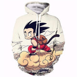 Anime Hoddies 3D Digital Printing Dragon Ball Wukong Series Sweater