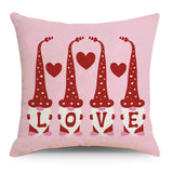 Valentine's Day Pillow Covers 4 Piece Random Styles Together, Love Festival Home Pillow Cushion Cover