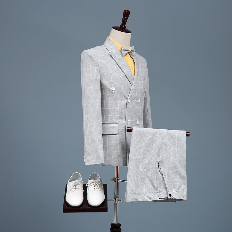 Black Tie Attire Suit Slim Fit Performance Wedding Tuxedo Three-Piece Suit