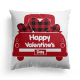 Valentine 'S Day Pillow Covers 4 Piece Random Styles Together, Car Love Pillow Cushion Cover