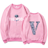 Vlone Sweatshirts Round Neck Sweater Printed Men'S And Women'S Loose