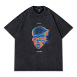 Skull T Shirt Skull Print Short Sleeve T-shirt
