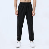 Sweat Wicking Pants Ice Silk Sports Pants Woven Elastic Breathable