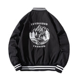 Varsity Jacket Embroidered Flight Suit Baseball Uniform Thin Stand Collar