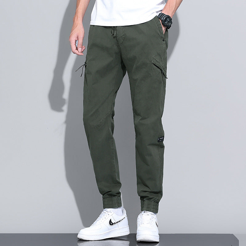 Cuffed Cargo Pants Men's Sweat Pants