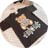 Moschino T Shirt Loose Leisure Sports Short Sleeve