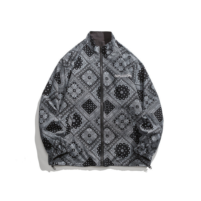 Man Fall Outfis Jacket Boys Hip Hop Retro Loose Casual Jacket