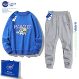Nasa Children Sweater & Pant Set Nasa Fall Children'S Sweatshirt Suit Two Pieces Loose Leisure Sports
