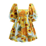 Coachella Music Festival Outfits Short Sleeve Women's Dress Backless Princess Dress
