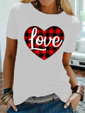 Valentine's Day T Shirt Men's Short-Sleeved European and American Top T-shirt