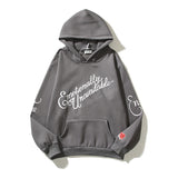 Kanye West Sunday Service Hoodie Eu Heart Vintage Distressed Puff Print Logo Hooded Sweater