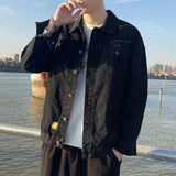 Men Denim Jackets Men's Spring and Autumn Loose Fashion