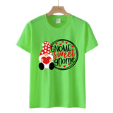 Valentine's Day T Shirts Couples Letter Heart Printing Women's Pullover T-shirt